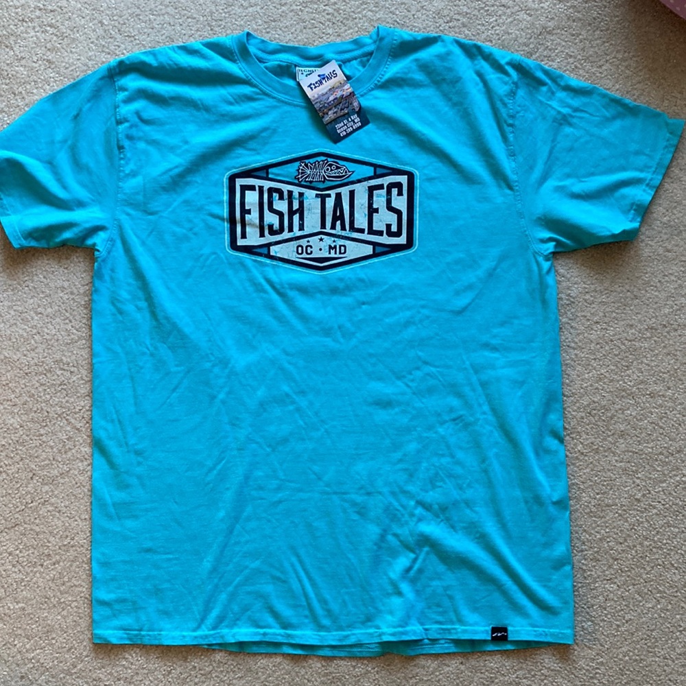 Fish Tales t shirt size LG NWT
